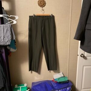 Kenneth Cole Dark Green Dress Pants